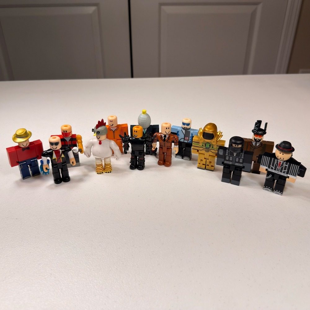 Roblox Action Figures Lot of 12 Mixed Characters Collectible Toy Figures